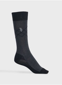 اشتري Logo Print Crew Socks في الامارات