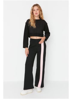 Buy Sweatpants - Black - Wide leg in Egypt