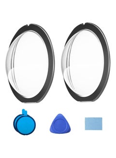 Buy 2Pcs Lens Cover for I-nsta 360 X3, Camera Lens Protector Kit, Sticky Lens Guards Protection for Camera, Waterproof Transparent Lens Protector for 360x3, Camera Protection Accessories in Saudi Arabia