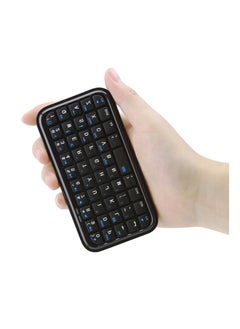 اشتري Wireless Keyboard Super Mini, Rechargeable Cordless Bluetooth Keybaord, Silent Compact Small Pocket Travel Keypad, Portable Slim Wireless Keyboard, for Computer Laptop PC Notebook Tablets Smartphones في الامارات