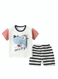 Buy Toddler Baby Boys Top and Short Sets Kids Short Sleeve T-shirt Short Suits Cotton Outfits Playwear in Saudi Arabia