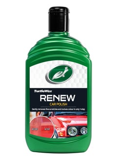 Buy Turtle Wax Car Polish 500ml Renew Gently Removes Fine Scratches Revives Color Wax Renew in Saudi Arabia