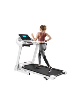 Buy Folding Treadmill Electric For Adult Fitness Equipment Indoor Outdoor 5'' Lcd Screen 110Kg-Max Bearing in UAE