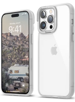 Buy Dual for iPhone 14 Pro Max Case Cover with Hybrid Technology - White in UAE
