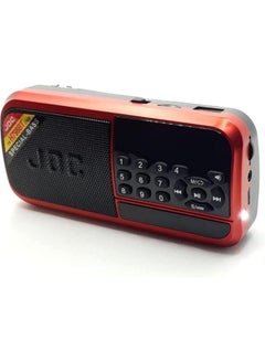 اشتري H798BT Digtial Portable Fm Radio Support Bluetooth - Red في مصر