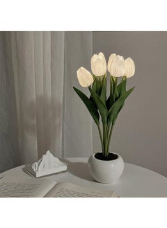 اشتري Tulip Nightlight Decoration Bedroom Bedside Decoration Atmosphere Lamp Table Lamp Gift في السعودية