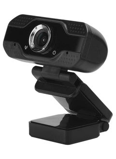 اشتري 1080P USB Web Camera Online Webcam Desktop Computer Camera HD Webcam with Microphone for Video Calling Conferencing Recording PC Laptop USB Webcams في الامارات