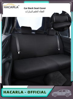 Buy Waterproof Rear Bench Car Seat Cover Back Seat Cover For Cars Ideal Back Seat Protector For Kids Dogs Interior Covers For Auto Truck Van Suv Black in UAE