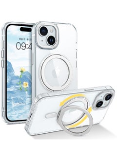 Buy For iPhone 15 Plus Case [360° Ring Stand] [Compatible with Magsafe] Military Drop Protection Non-Yellowing Magnetic 15 Plus Phone Case for Men Women in Saudi Arabia