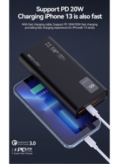 Buy PD102 20000 mAh Portable Powerbank with 3 Output and 1 Input 20W PD Support 22.5W Charging in UAE