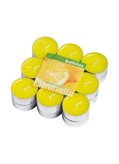 اشتري Pack of 18 Anti-Mosquito Citronella Tealight Scented Candles في الامارات