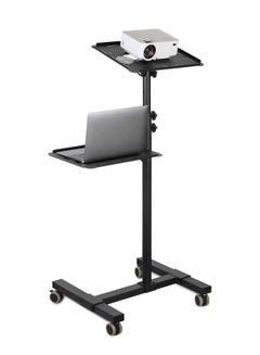 Buy Adjustable Projector and Laptop Floor Stand Trolley in UAE