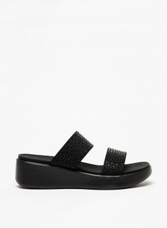 Buy Embellished Slip-On Platform Sandals in Saudi Arabia