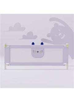 اشتري Upgraded Bed Rail Guard for Kids Extra Long Bed Guardrail for Kids Great Fit for Twin, Double, Gray في الامارات