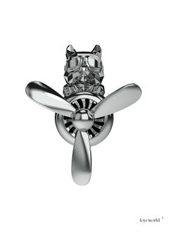 Buy Bulldog Pilot Car Air Freshener Perfume Fragrance Car Accessories Interior Decoration Rotating Propeller Magnetic Design in Saudi Arabia