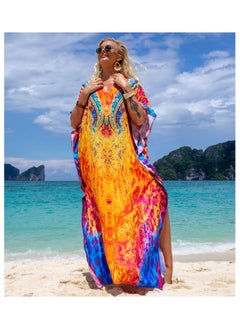 اشتري Beach Printed Robe Sunscreen Cover في الامارات