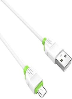 اشتري LDNIO USB Data And Fast Charging Cable Auto Disconnect Protection 1M White 2.4/3A Android Devices في مصر