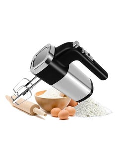 اشتري Hand Mixer 800W with 5 speeds, Eject Button, Twin Stainless Steel Egg Beater and Dough Kneader for Mixing, Whipping, Mixing Cookies, Brownies, Cakes, and Dough Batters Whisking Silver في الامارات