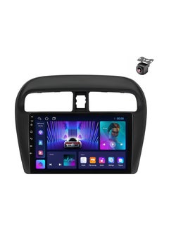 اشتري Android Car Stereo for Mitsubishi Mirage 2012 To 2022 6GB RAM 128GB ROM 9 Inch Support SIM Card, Apple Carplay, MirrorLink WiFi BT, IPS Touch Screen with AHD Camera Included في الامارات