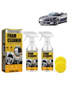 اشتري Purpose Foam Cleaner, 2 PCS All Around Master Foam Cleaner, Purpose Foam Cleaner for car, Upholstery Cleaner for car Seats, Interior car Cleaner, Car seat Stain Remover, Carpet & Upholstery Cleaner في الامارات