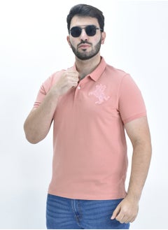 Buy Men's Polo Pink in UAE