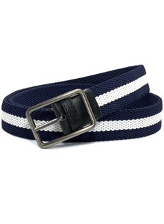Buy Classic Milano® Braided Canvas Woven Elastic Stretch Belt for Men/Women/Junior with Multicolored Belt men Enclosed in an Elegant Gift Box by Milano Leather in UAE