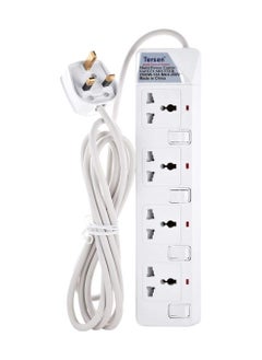 Buy Tersen Extension Bar with 3 Meter Wire 4 sockets in UAE