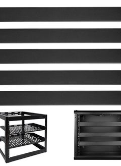 اشتري 5 Pack 1U Black Metal Rack Mount Filler Panels for 19-Inch Server & Network Cabinets - Perfect for Enhancing Rack Aesthetics في الامارات