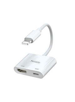 Buy iPhone Lightning to HDMI 1080P Audio and Video Adapter in UAE
