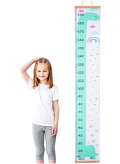 Buy Baby Growth Chart Child Height Chart Handing Ruler Wall Decor for Kids Wood and Canvas Height Measurement for Baby Nursery Decoration in Saudi Arabia