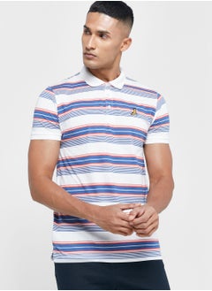 Buy Bravesoul Stripe Polo Shirt in UAE