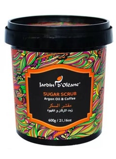 Buy Argan Oil And Coffee Sugar Scrub Black 600g in UAE