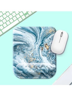 اشتري Mouse Pad, Marble Mouse Pad, Premium-Textured Mouse Mat Square Waterproof Non-Slip Rubber Base Computer Mousepad for Office Laptop Desk，Tidal Marble في الامارات