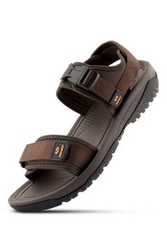 Buy Spot Men's Sandals | Stylish and comfortable sandals for Men | SS 1961 Brown in UAE