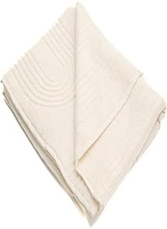 اشتري More Cottons Zigzag Towel 550GSM (Off white) في مصر