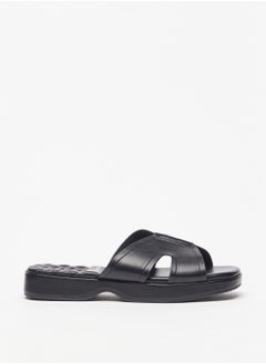 اشتري Solid Slip-On Sandals في السعودية