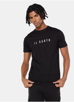 اشتري Contrast Logo T-Shirt في الامارات