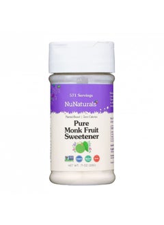 اشتري NuNaturals All-Natural Pure Monk Fruit Powder Plant-Based Sweetener, Zero-Calorie, Low Glycemic, 71 oz في الامارات