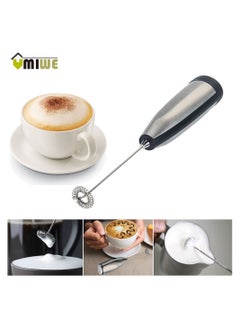 Buy CAPPUCCINO MIXER & MILK SHAKER, Mini Electric Whisk Coffee Frother Battery Stirrer, Milk Frother Handheld Battery Operated Hand Held Milk Foamer, Mini Mixer for Bulletproof Coffee, Cappuccino, Latte, in UAE