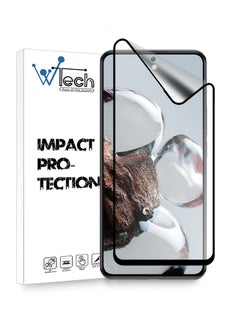 Buy Matte Ceramic Full Coverage Screen Protector For Xiaomi 12T 5G Clear/Black in Saudi Arabia