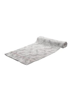 اشتري Debih Polycotton Table Runner - Grey, Large في الامارات