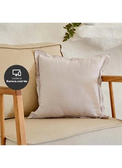 اشتري Home 4 Element Gray Filled Flat Pillow 45x45 cm في الامارات