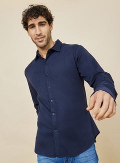 Buy Enriched Cotton Knitted Long Sleeves Shirt in Saudi Arabia