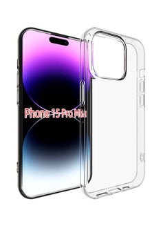 Buy Protective Case Cover For Apple iphone 15 Pro Max 5G Clear in UAE