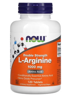 اشتري NOW Foods L-Arginine Double Strength 1,000 mg 120 Tablets في السعودية