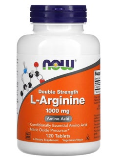 اشتري NOW Foods L-Arginine Double Strength 1,000 mg 120 Tablets في السعودية