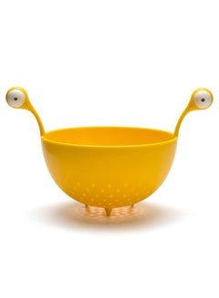 Buy Kitchen Strainer for Draining Pasta, Vegetable, Fruit - Colander Dimensions 8.27*7.48inch - BPA free Food Strainers for the Kitchen - Strainer and Colander Yellow in UAE