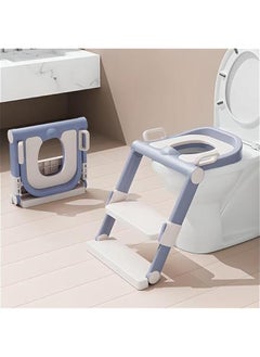 Buy Protable Potty Training Seat, Toilet Training Seat with Step Stool Ladder for Kids Boys Girls, Adjustable Comfortable Safe Potty Seat with Anti-Slip Pads (Purple) in Saudi Arabia