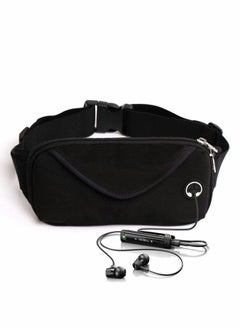 اشتري Running Fanny Pack, Slim Waist Bag with Phone Holder for Men and Women, Suitable for Walking Hiking Workout Traveling Cycling, Fit for All Cell Phones, Black في الامارات