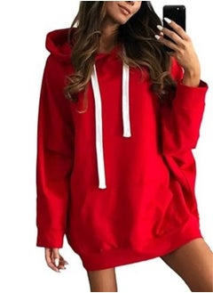 Buy Women's long-sleeved hooded sweatshirt in Egypt